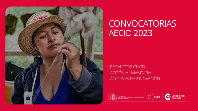 Presentación de las Convocatorias de Subvenciones AECID 2023