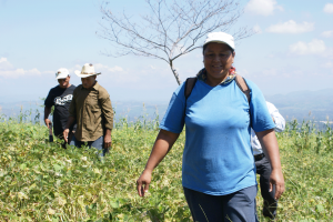 Ivania Siliazar es productora de semillas en Las Lomitas (San Miguel).