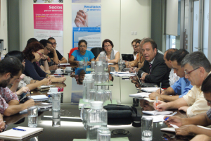 Reunión informativa sobre la convocatoria de convenios reunion