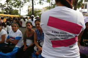 Más de 20 organizaciones feministas y de mujeres reclamaron el 8 de marzo la aprobación de la Ley de Igualdad, Equidad y Erradicación de la Discriminación contra las Mujeres. 