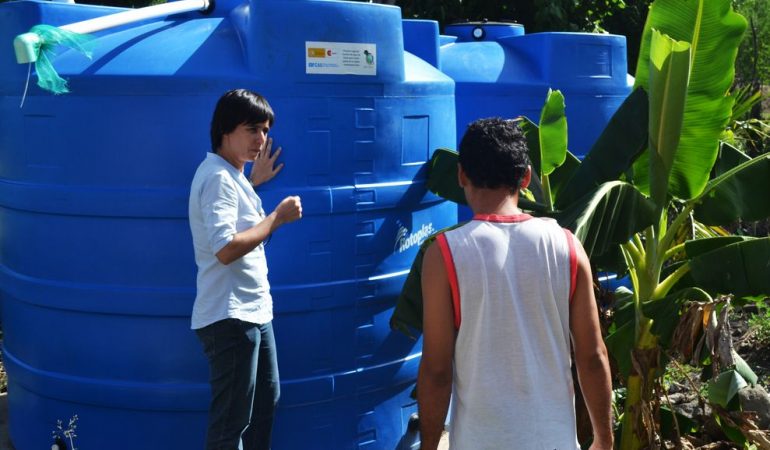 2.000 familias del corredor seco centroamericano cuentan con acceso a agua potable a través de sistemas de cosecha de agua de lluvia