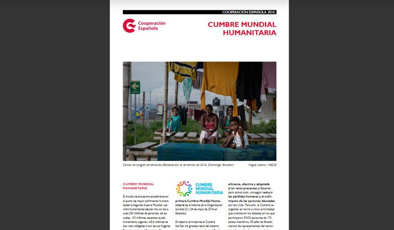 Cumbre mundial humanitaria