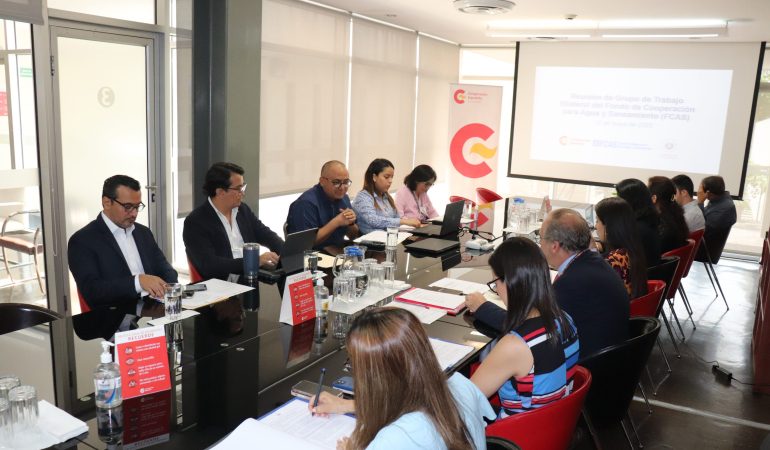 Reunión Anual Bilateral de Trabajo del Fondo de Cooperación para Agua y Saneamiento de la AECID